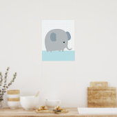 Elephant parade 2 Art Poster (Keuken)