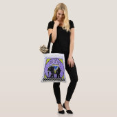 Elephant Parade in Lavender Tote Bag (Op model)