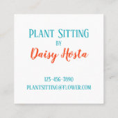 Elephant Parade in Oranje Visitekaartje (Achterkant)