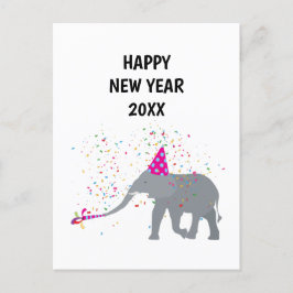 Elephant Partding - Animals Holiday New Years Card Feestdagenkaart