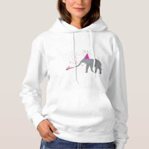 Elephant Partding - Dieren met een partij Hoodie