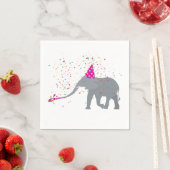 Elephant Partding - Dieren met een partij Servet (Insitu)