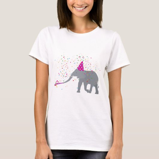 Elephant Partding - Dieren met een partij T-shirt (Voorkant)