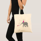 Elephant Partding - Dieren met een partij Tote Bag (Voorkant (product))