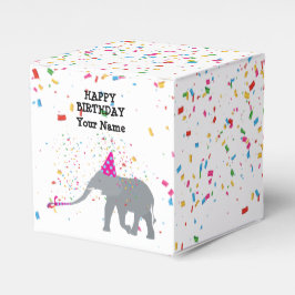 Elephant Partding - Dieren op de Birthday Party Bedankdoosjes