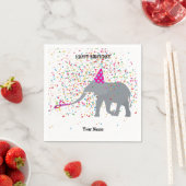 Elephant Partding - Dieren op de Birthday Party Servet (Insitu)