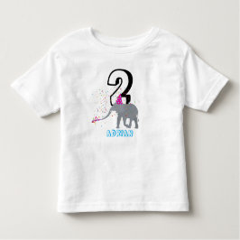 Elephant Party - Animals Birthday Boy Girl Kinder Shirts