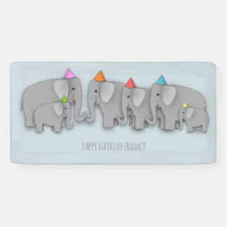 Elephant Party Banner