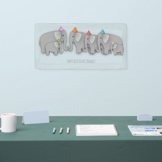 Elephant Party Banner (Beurs)