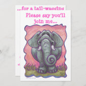 Elephant Party Center Kaart (Voorkant / Achterkant)