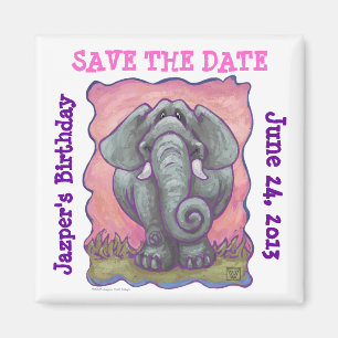 Elephant Party Center Magneet