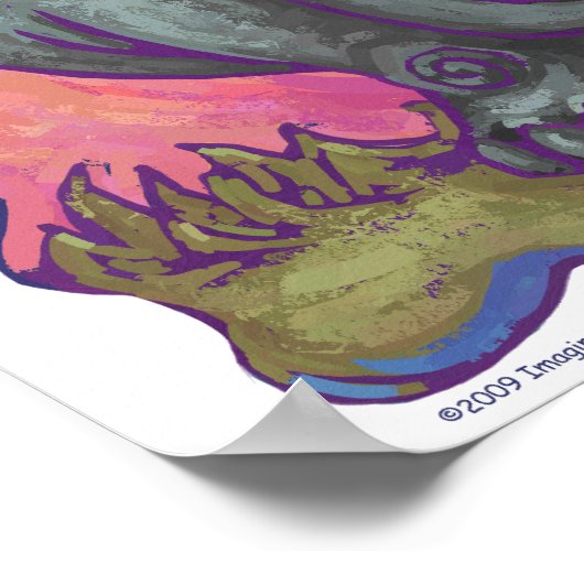 Elephant Party Center Poster (Hoek)