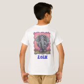 Elephant Party Center T-shirt (Achterkant volledig)