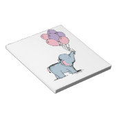 Elephant Pastel Waterverf Bunch Balloo Notitieblok (Schuin)