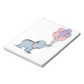 Elephant Pastel Waterverf Bunch Balloo Notitieblok (Linkerzijde)