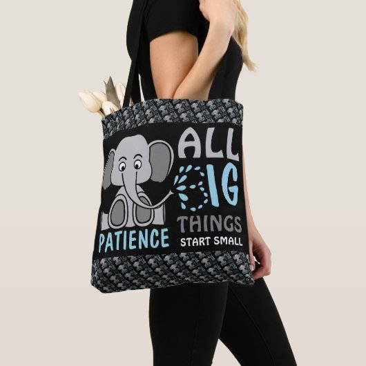 Elephant Patience Tote Bag (Dichtbij)