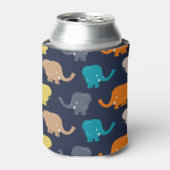 Elephant Pattern Blikjeskoeler (Blikje Voorkant)