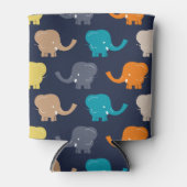 Elephant Pattern Blikjeskoeler (Voorkant)