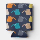 Elephant Pattern Blikjeskoeler (Achterkant)