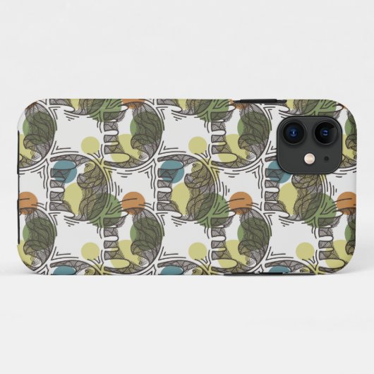 Elephant Pattern Case-Mate iPhone Case (Achterkant (horizontaal))