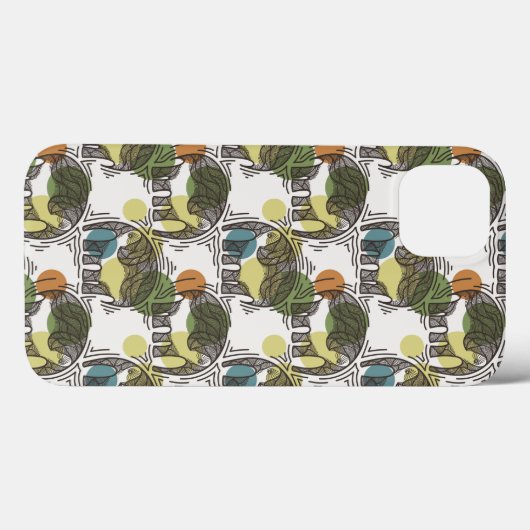 Elephant Pattern Case-Mate iPhone Case (Achterkant (horizontaal))