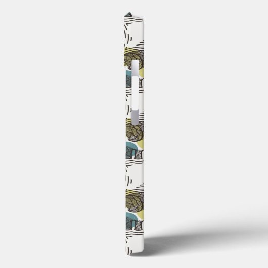 Elephant Pattern Case-Mate iPhone Case (Achterkant / Links)