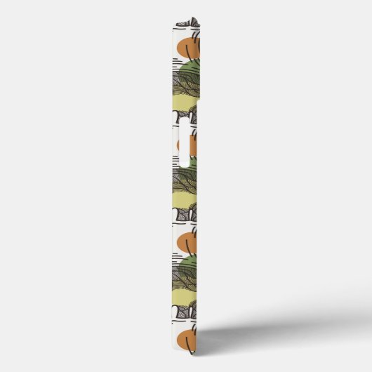 Elephant Pattern Case-Mate iPhone Case (Achterkant / Rechts)