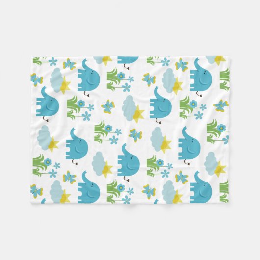 Elephant Pattern dekens (Voorkant (Horizontaal))