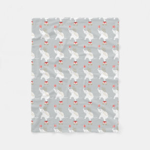 Elephant Pattern Fleece Blanket