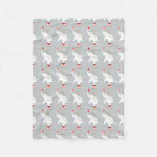 Elephant Pattern Fleece Blanket Deken