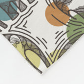 Elephant Pattern Fleece Deken (Hoek)