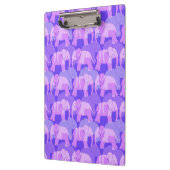Elephant Pattern Klembord - Paars (Links)