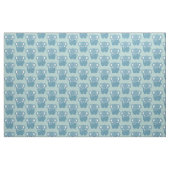Elephant Pattern Lichtblauw Stof (Fat Quarter)