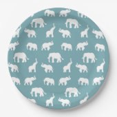 Elephant Pattern Paper Bord -  (Voorkant)