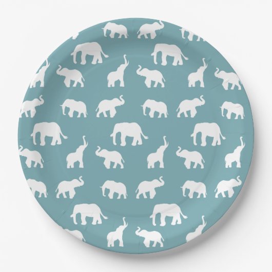 Elephant Pattern Paper Bord -  (Voorkant)