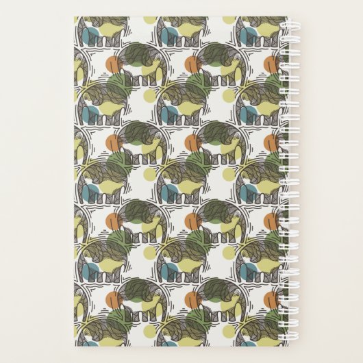 Elephant Pattern Planner (Achterkant)