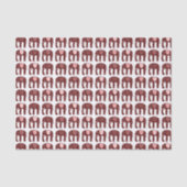 Elephant Pattern roze Red Tissuepapier (Voorkant)