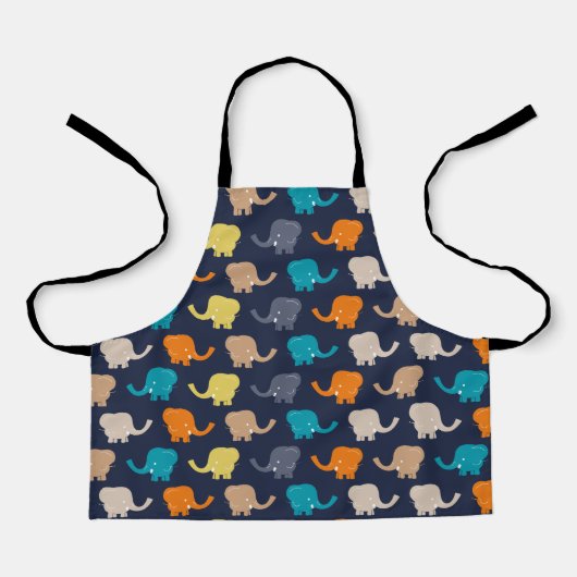 Elephant Pattern Schort (Voorkant)