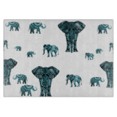 Elephant Pattern Snijplank (Voorkant)