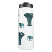 Elephant Pattern Thermosbeker (Voorkant)