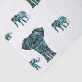 Elephant Pattern Tissuepapier (Detail)