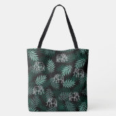 Elephant Pattern Tote Bag (Achterkant)
