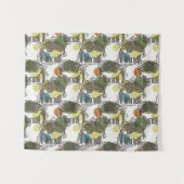 Elephant Pattern Wandkleed (Voorkant (horizontaal))