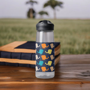 Elephant Pattern Waterfles