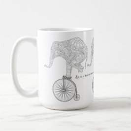 Elephant Penny Farthing Bicycle Balance Mok