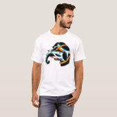 Elephant Percy Waters schilderij van Gentle T-shirt (Voorkant volledig)