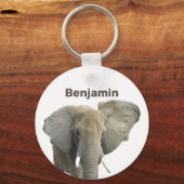 Elephant Personal Name Sleutelhanger (Voorkant)