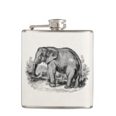  Elephant Personalized Elephanides Animals Heupfles (Voorkant)