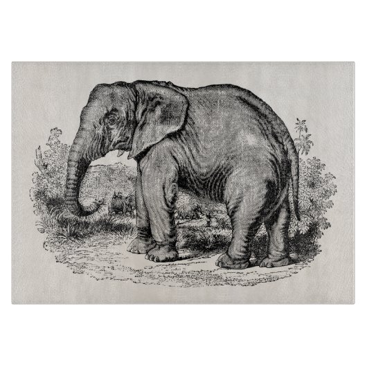  Elephant Personalized Elephanides Animals Snijplank (Voorkant)