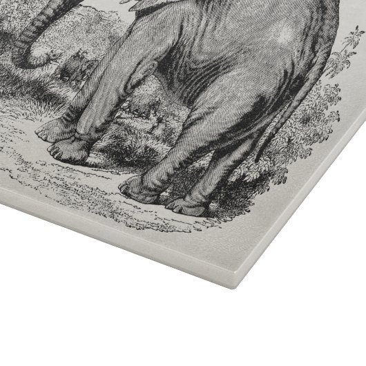  Elephant Personalized Elephanides Animals Snijplank (Hoek)